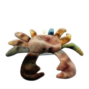 ✓Ty Beanie Babies Claude The Tye Dye Crab 1996